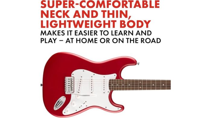 گیتار الکتریک Squier-Debut-Stratocaster-Dakota-Red